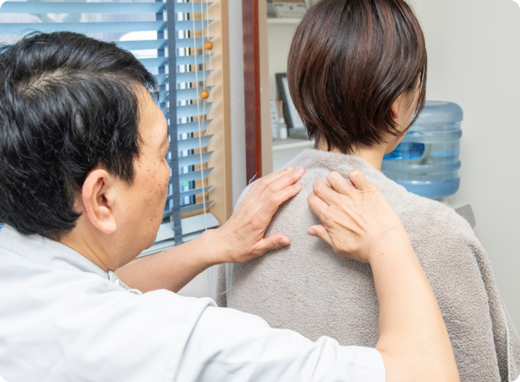 徹底したチェックで痛みの原因をチェック