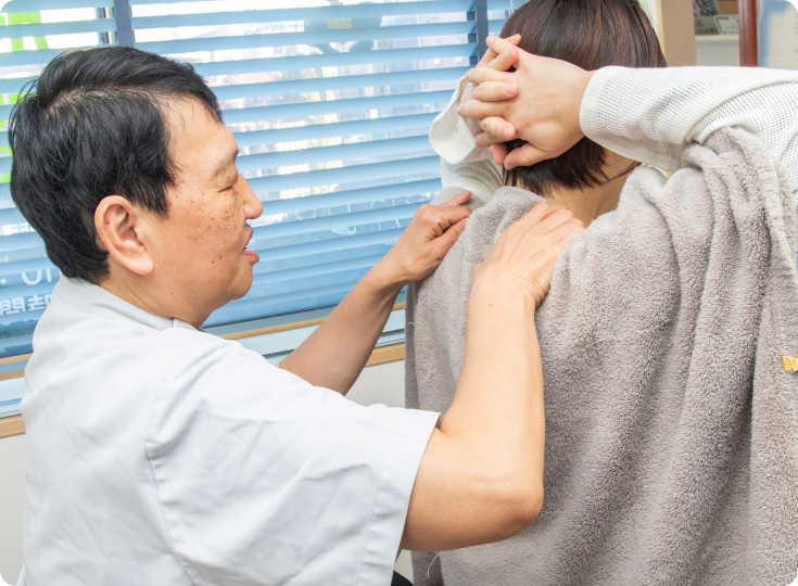 ボキボキしない痛くない施術